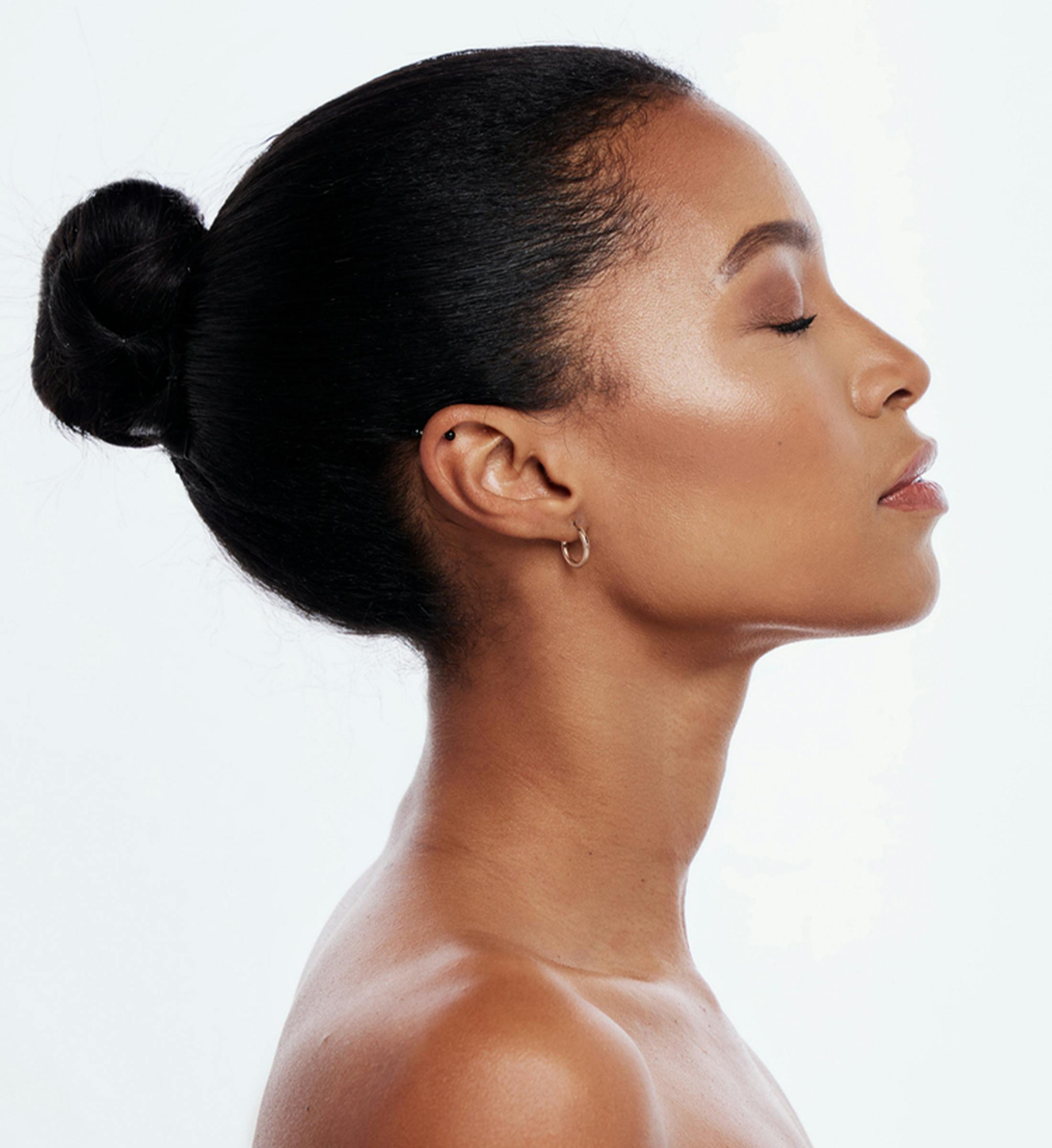 womans side profile