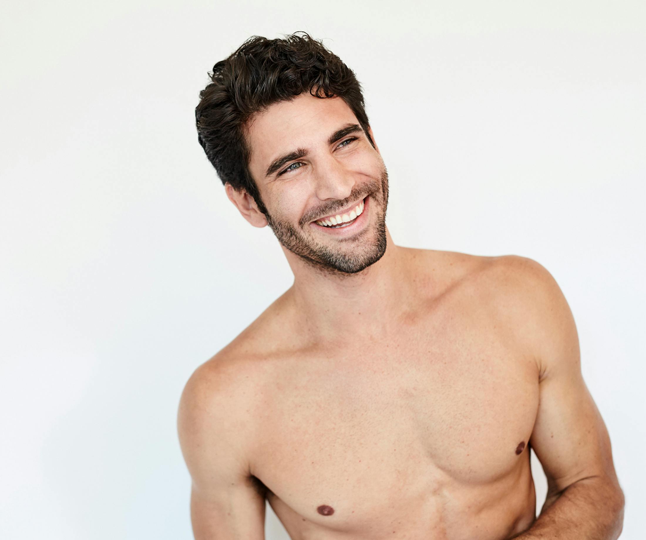 man smiling