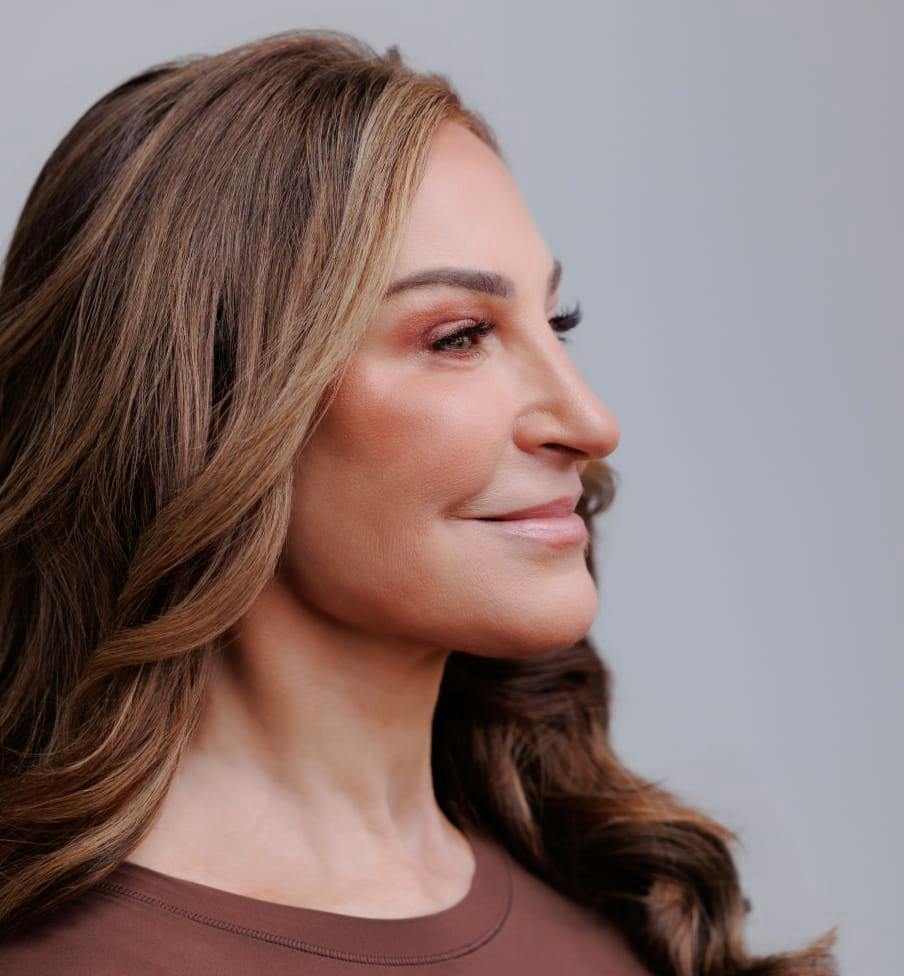 Woman smiling