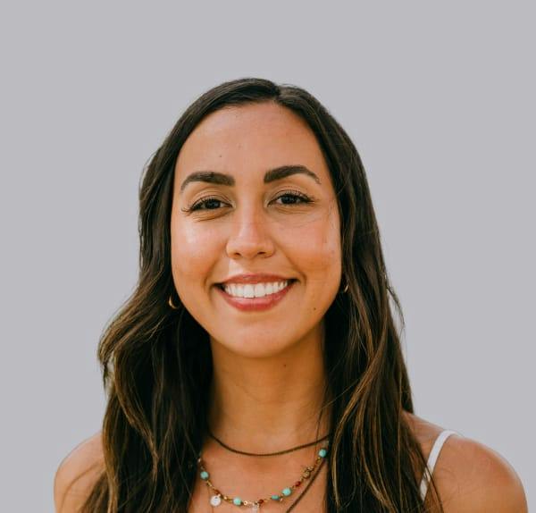 woman smiling