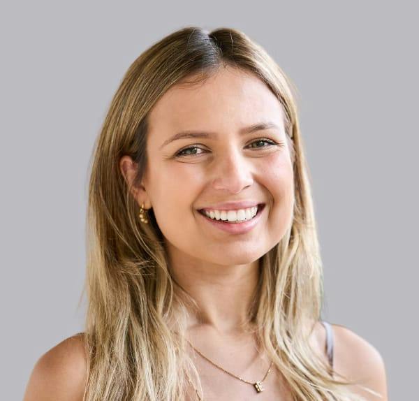 Woman smiling
