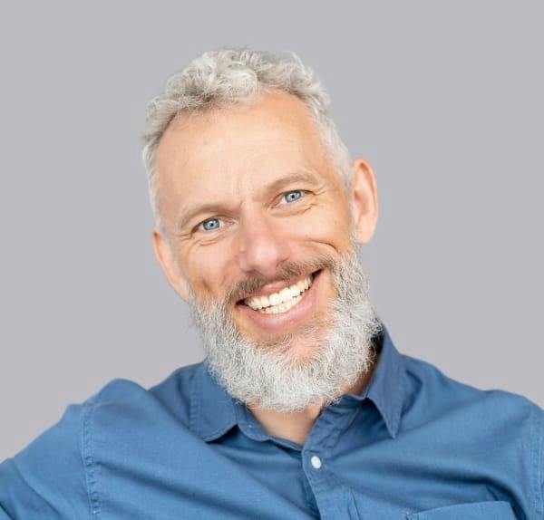 man smiling