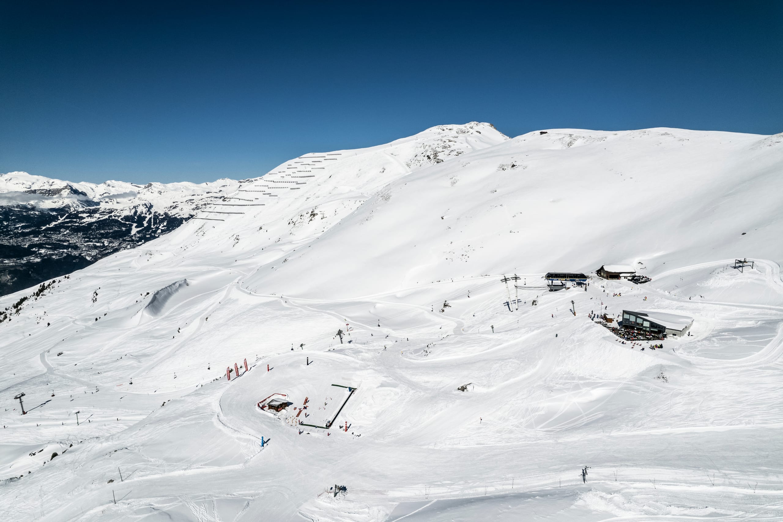 Domaine skiable enneigé de St-Luc / Chandolin