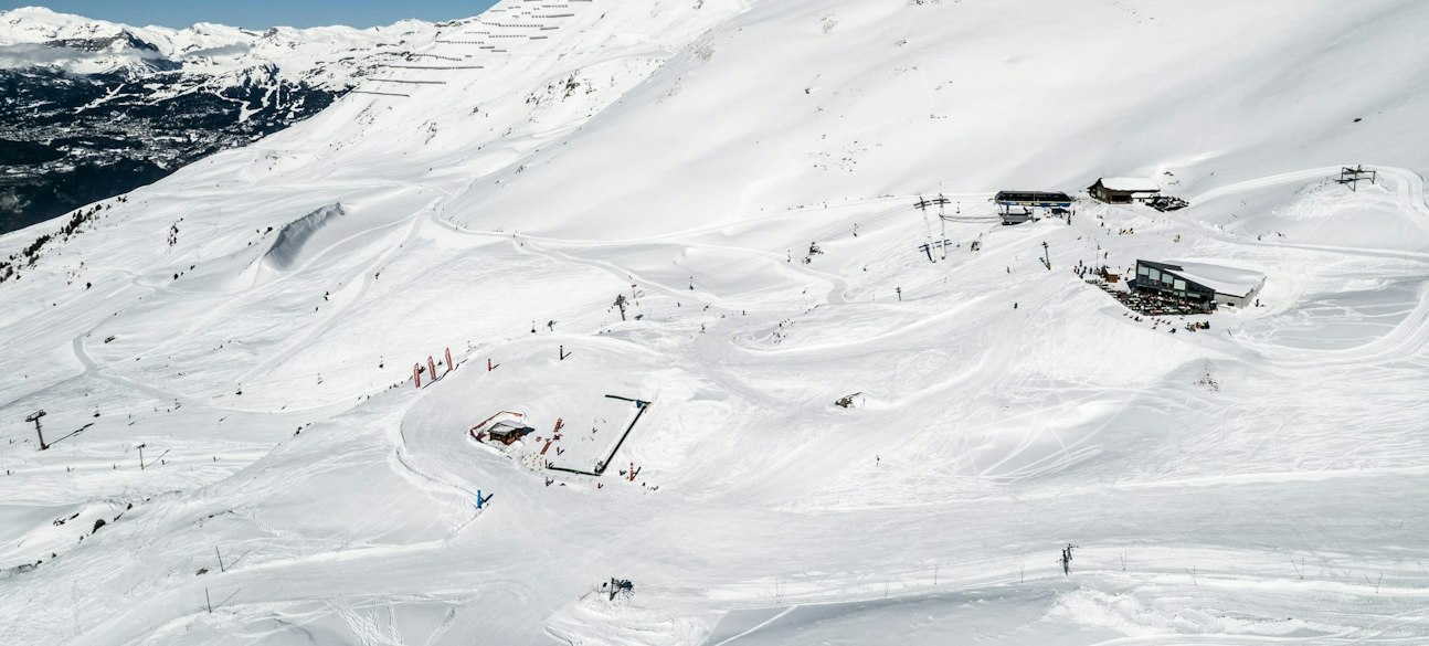 Domaine skiable enneigé de St-Luc / Chandolin