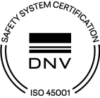 Logo certificazione ISO 45001