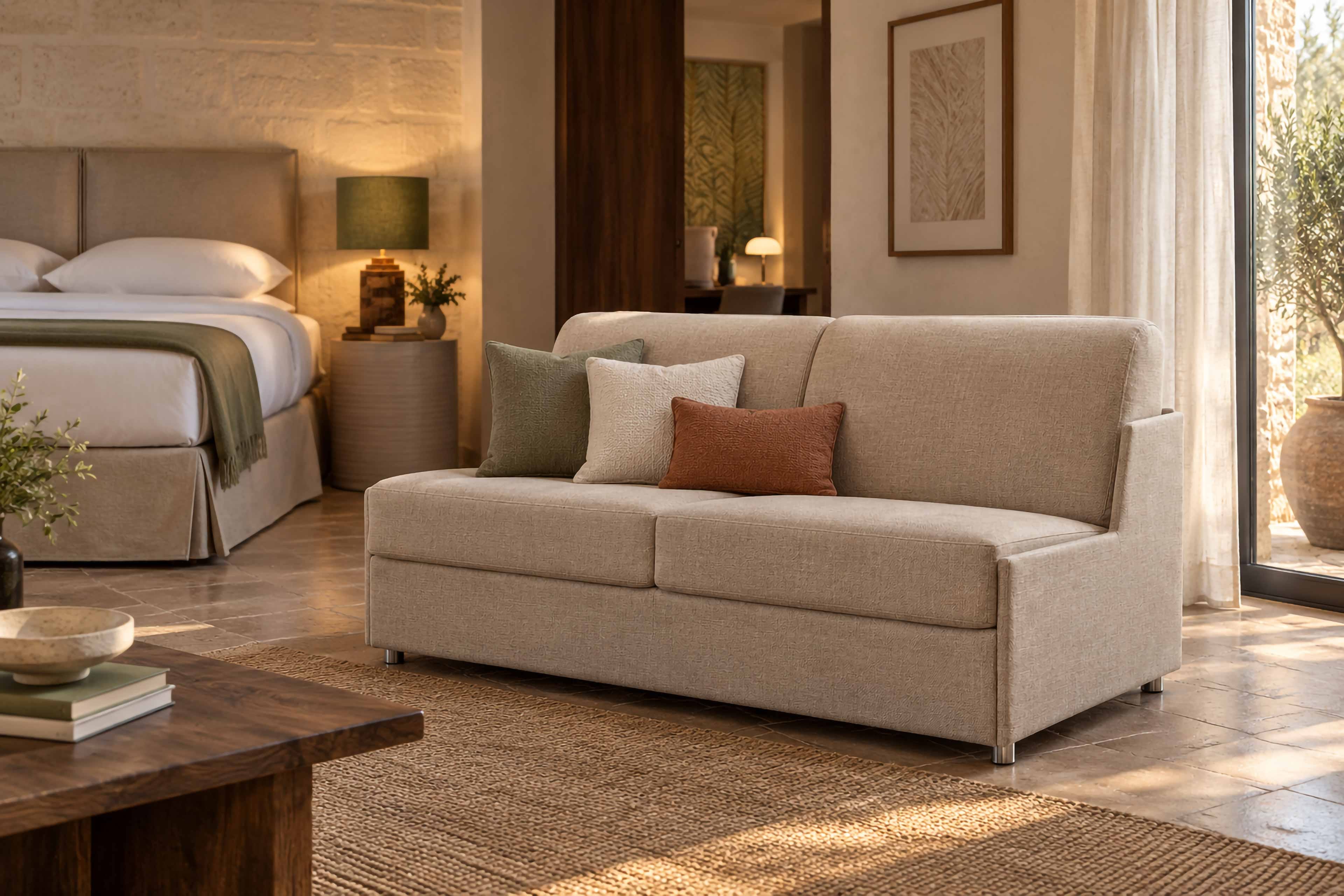ANDREW — Sofa beds and poufs