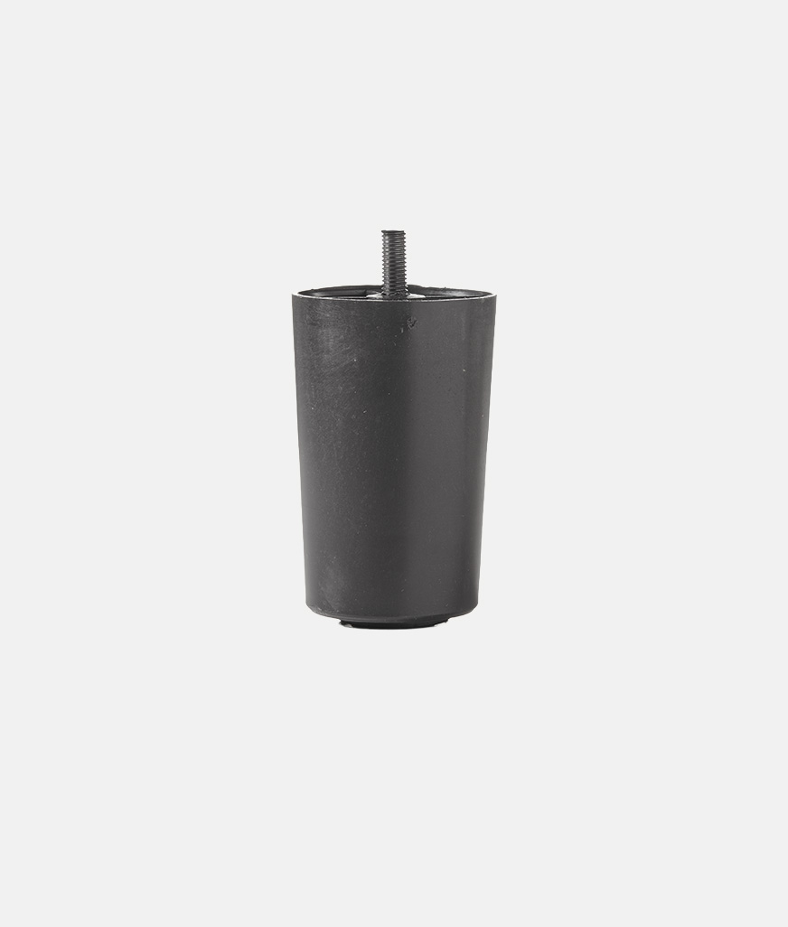 Conical PVC foot