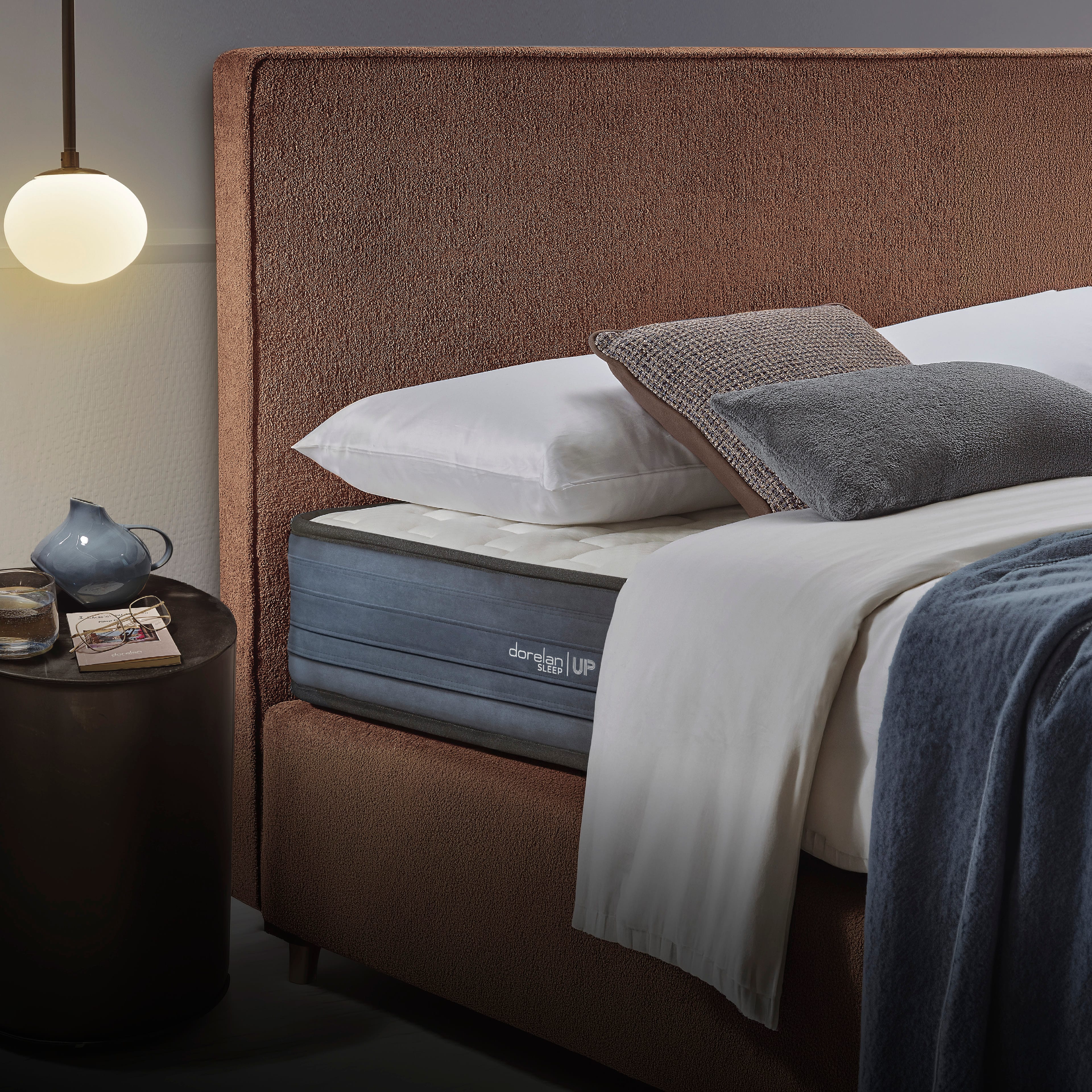 Dorelan Grace mattress in a hotel room