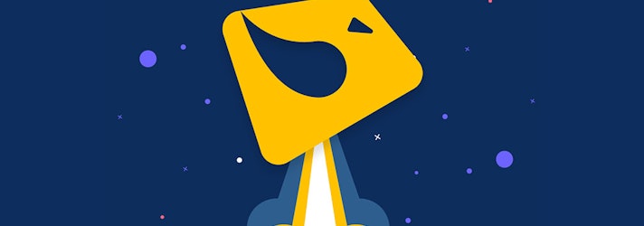 Illustration du logo Bizon au décollage, l'agence faisant décoller les marques sur Amazon