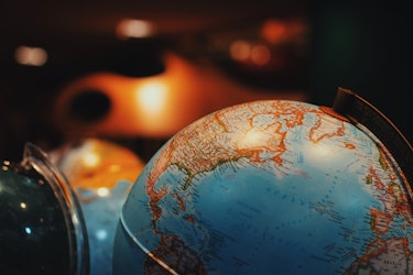 Globe de notre belle planète Terre