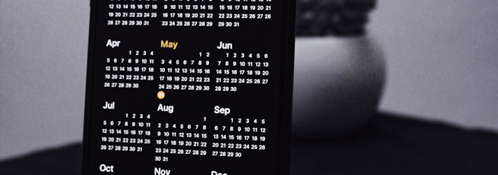 2020 key dates on Amazon calendar