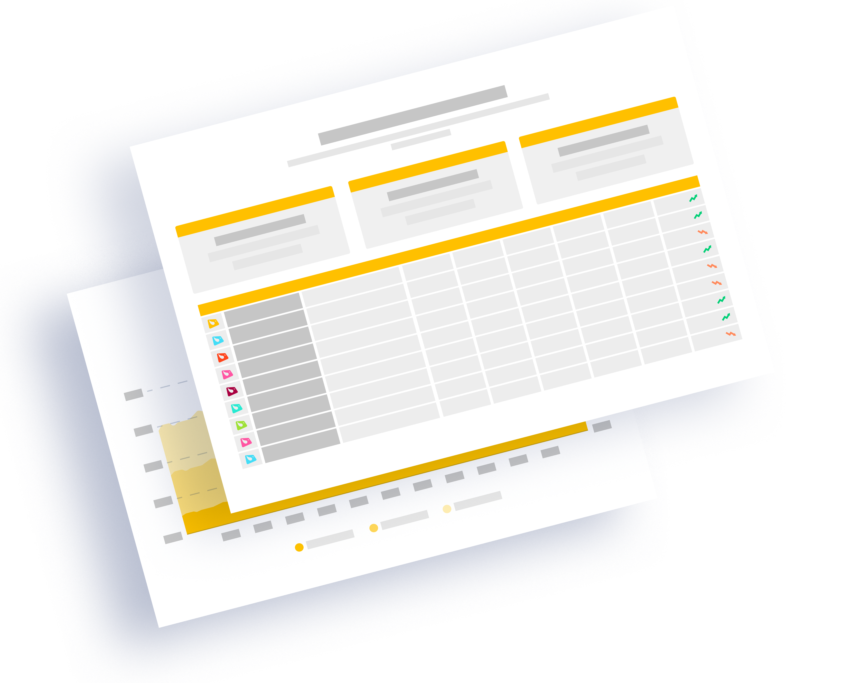 Présentation de nos rapports d’activité mensuels à destination de nos clients