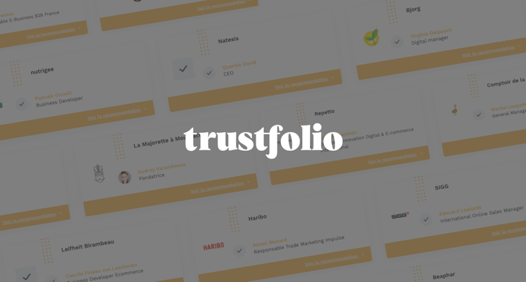 Portrait de Bizon, agence Amazon, par Trustfolio