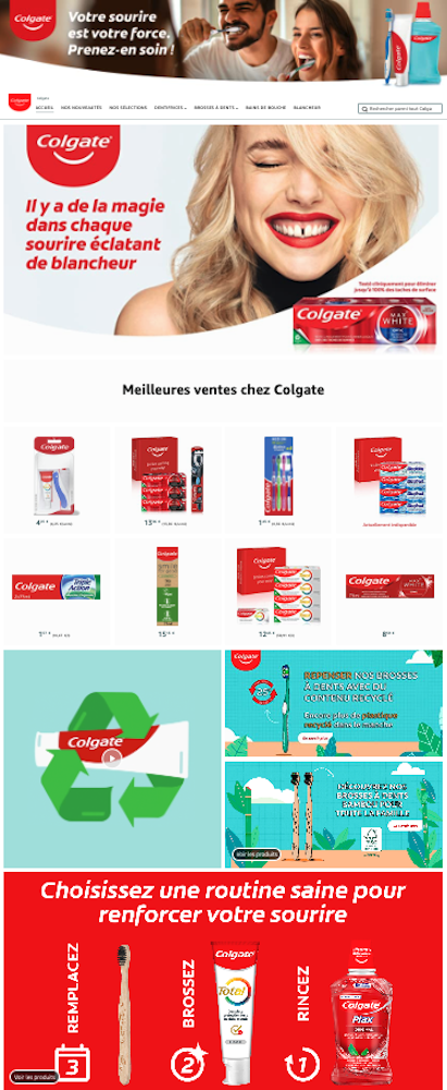 boutique Amazon Colgate