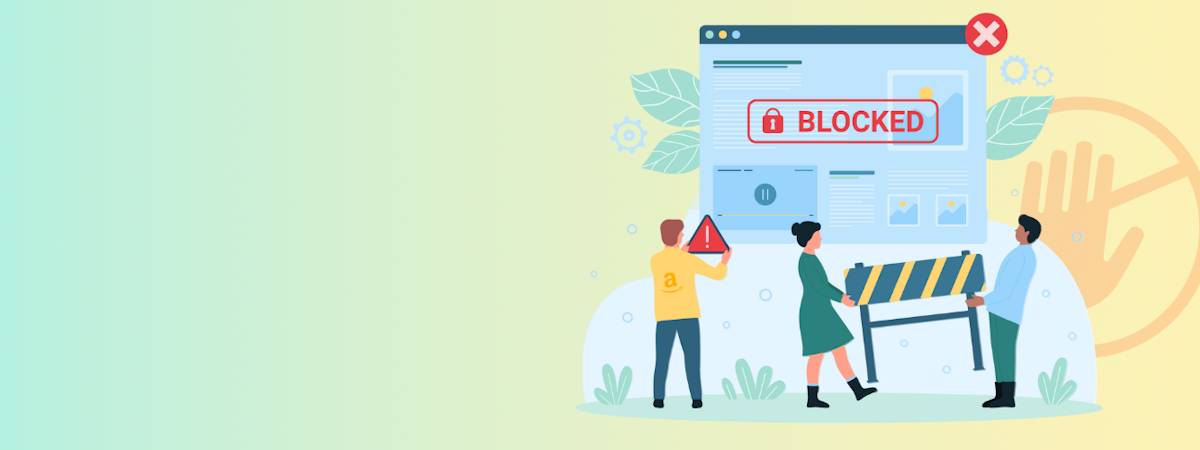 Amazon Block Image Amazon blocked your product listings? - Bizon