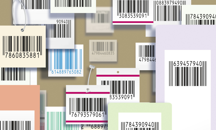 Multitude de codes-barres