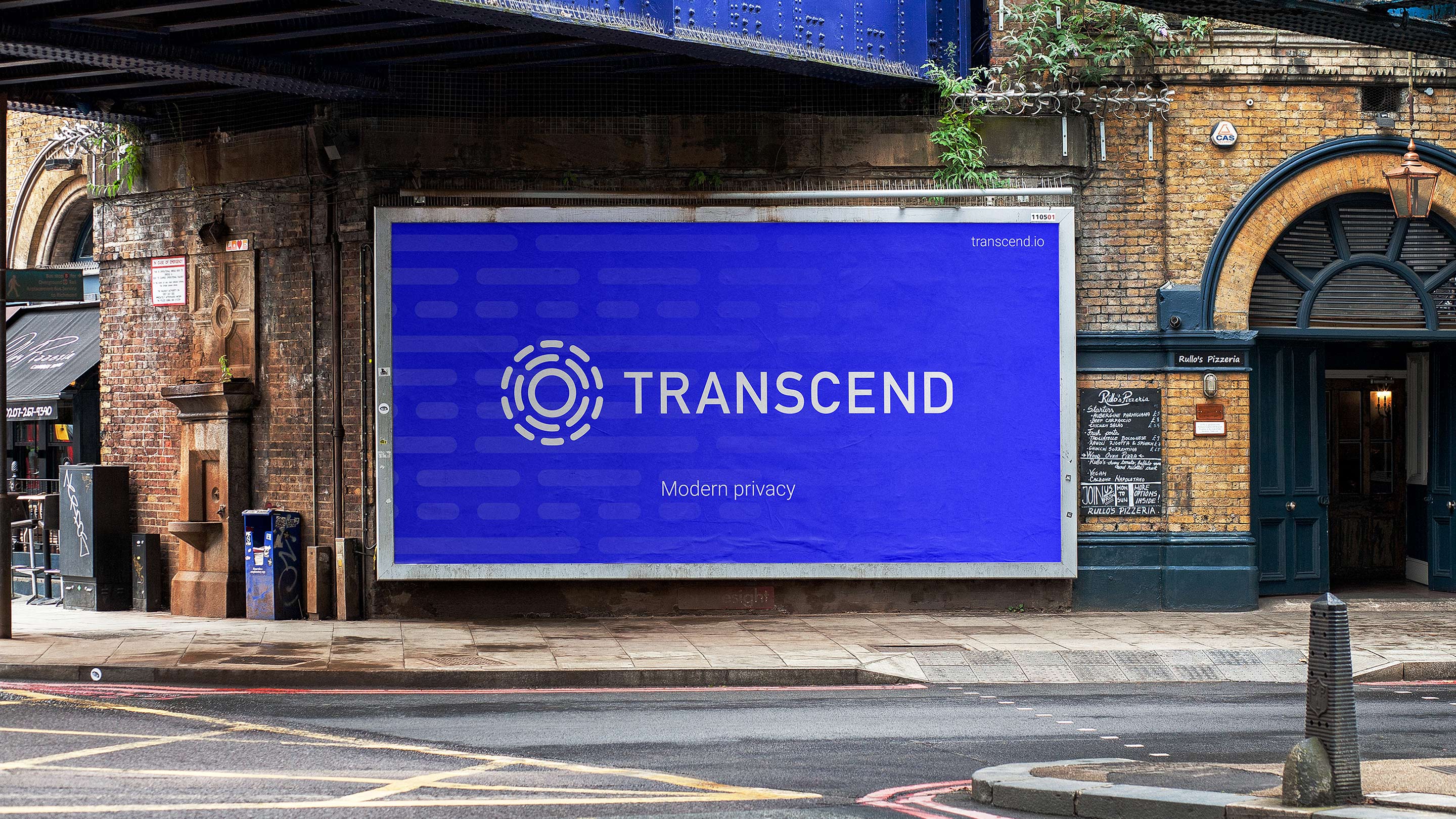 transcend brand city wall