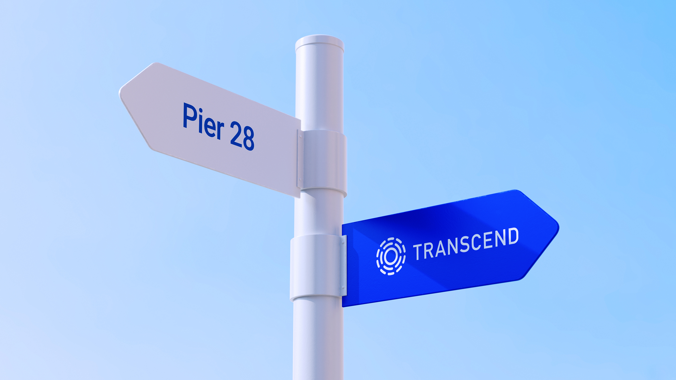 transcend city sign