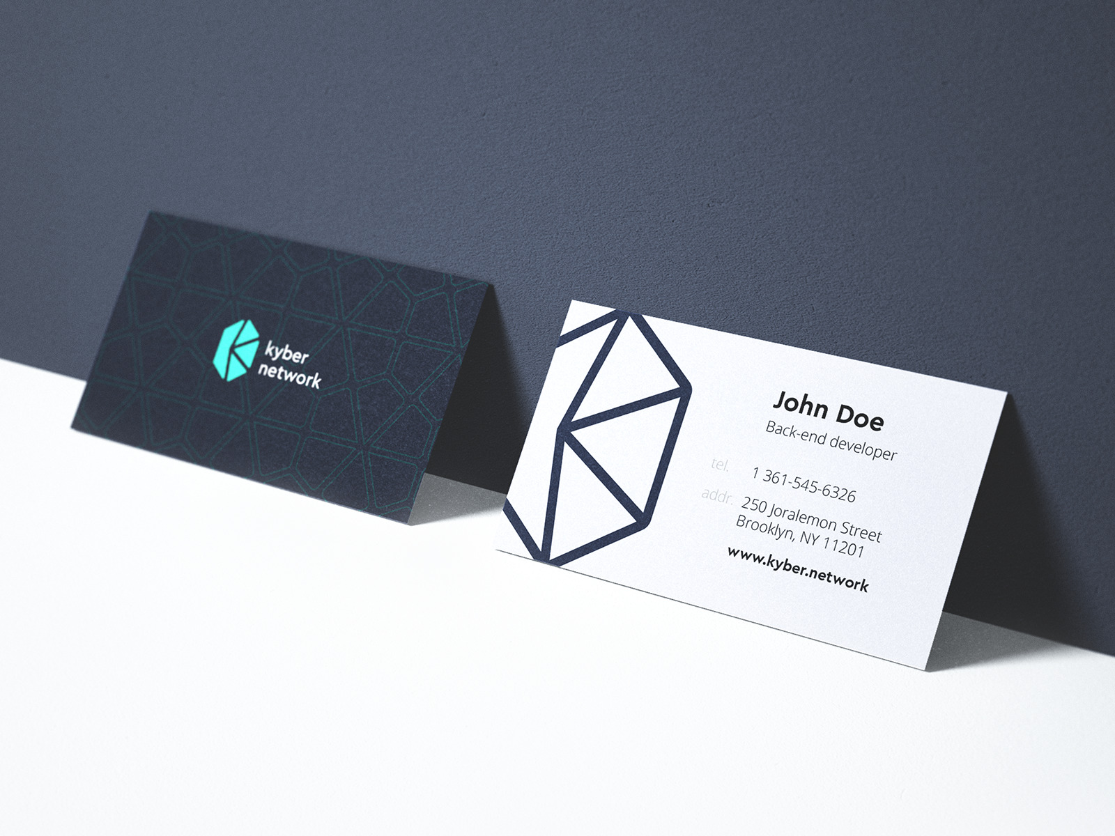 kyber network business cards