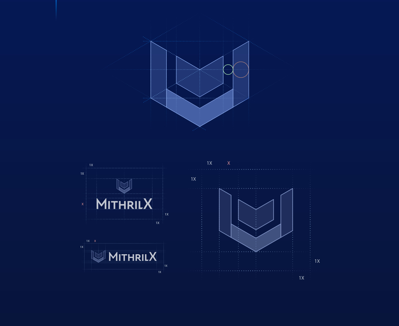 mithril x logo construction