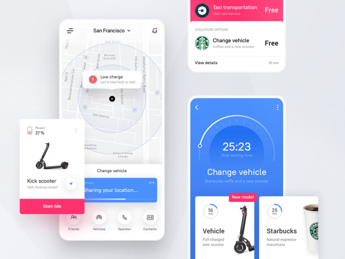 scooter mobile app