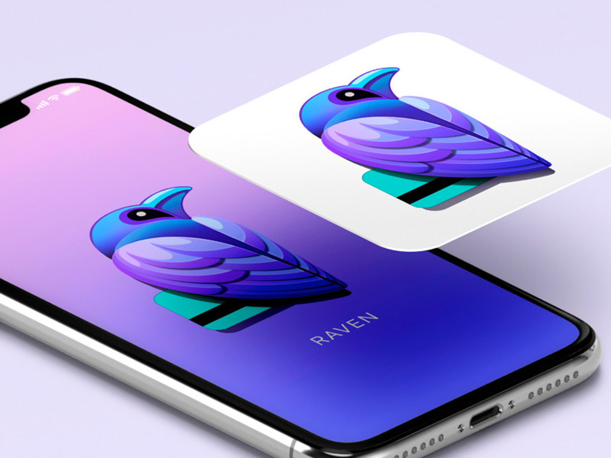 raven app icon and splash screen