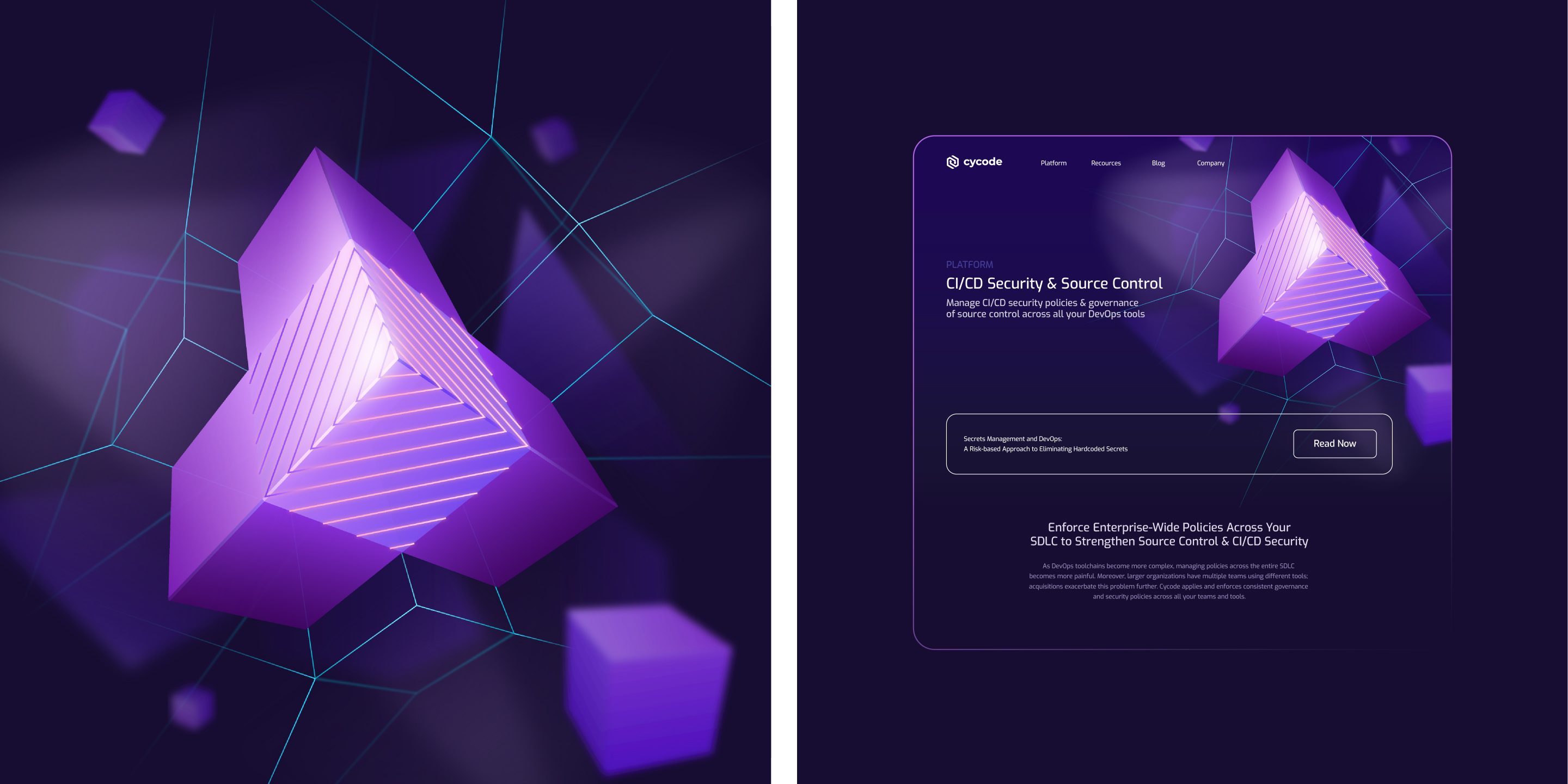 2d illustration and website application example