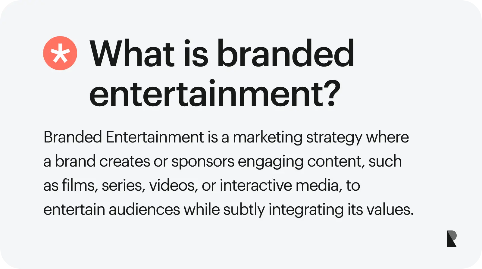 what is branded entertainment