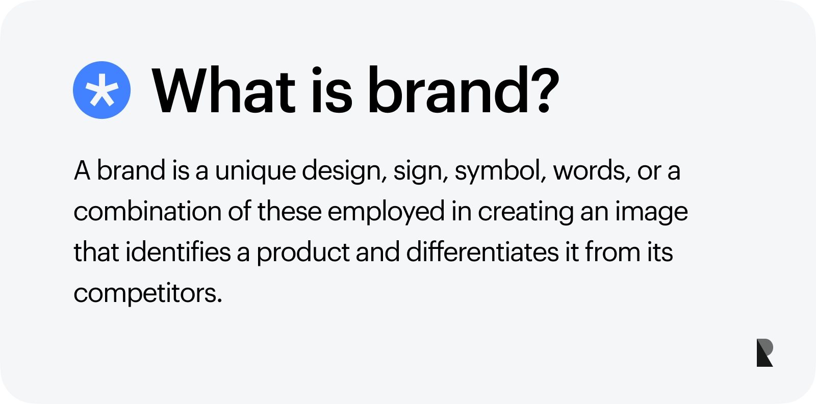What is brand?