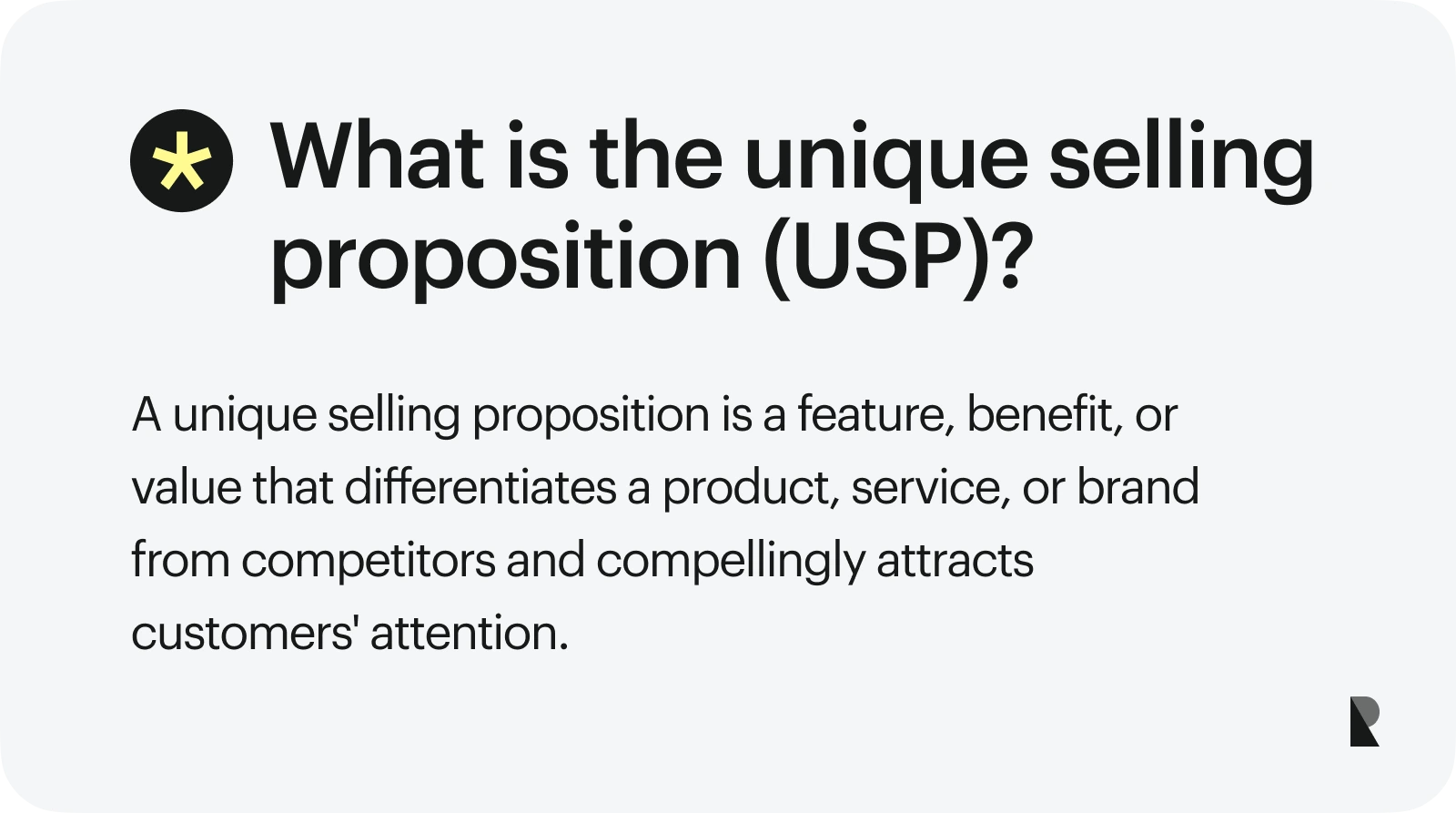 What is unique selling proposition