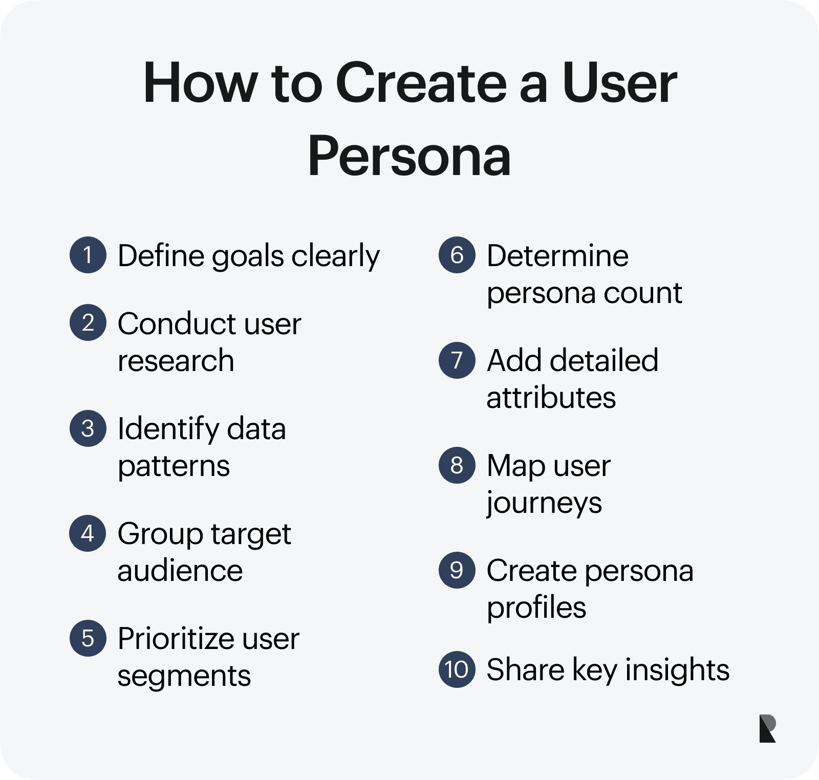 how to create user persona
