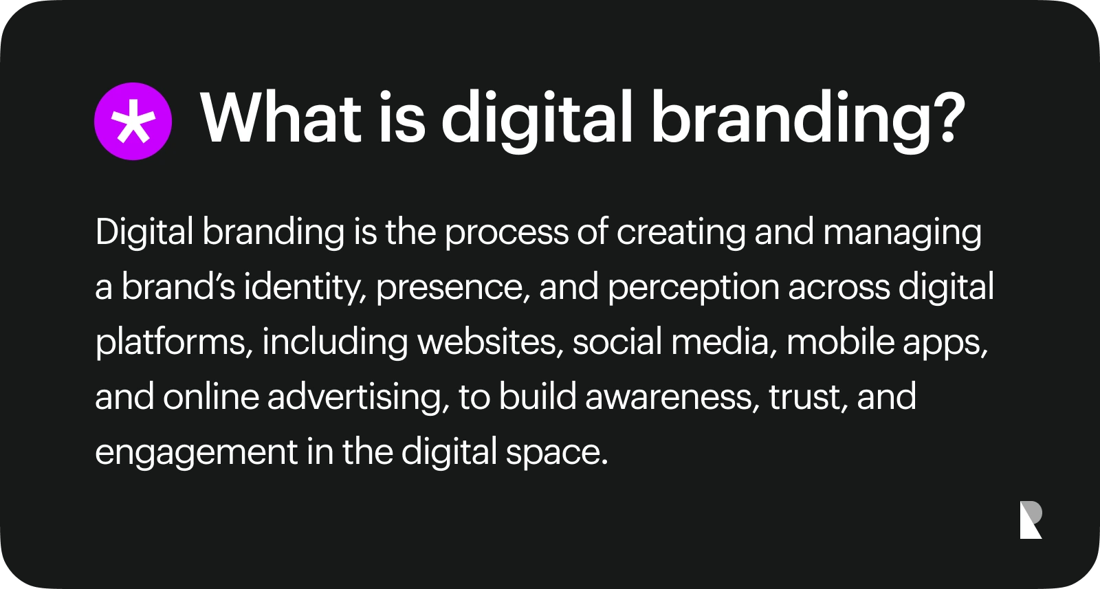 What is digital branding?