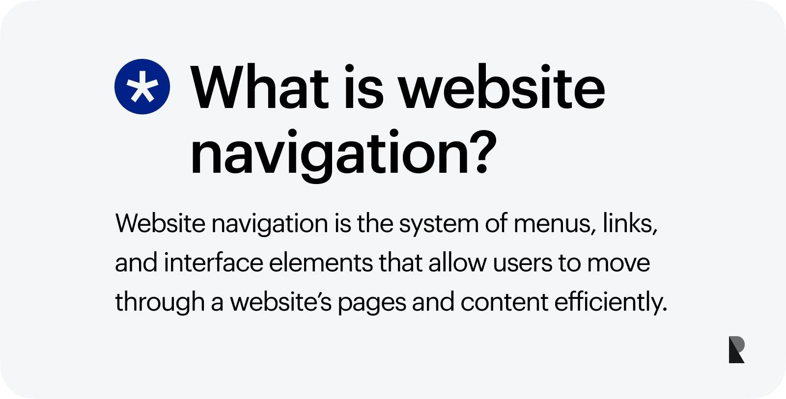what is website navigation