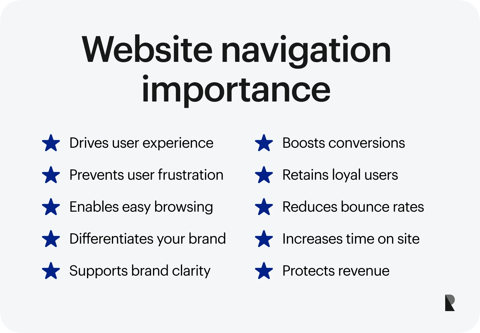 website navigation importance