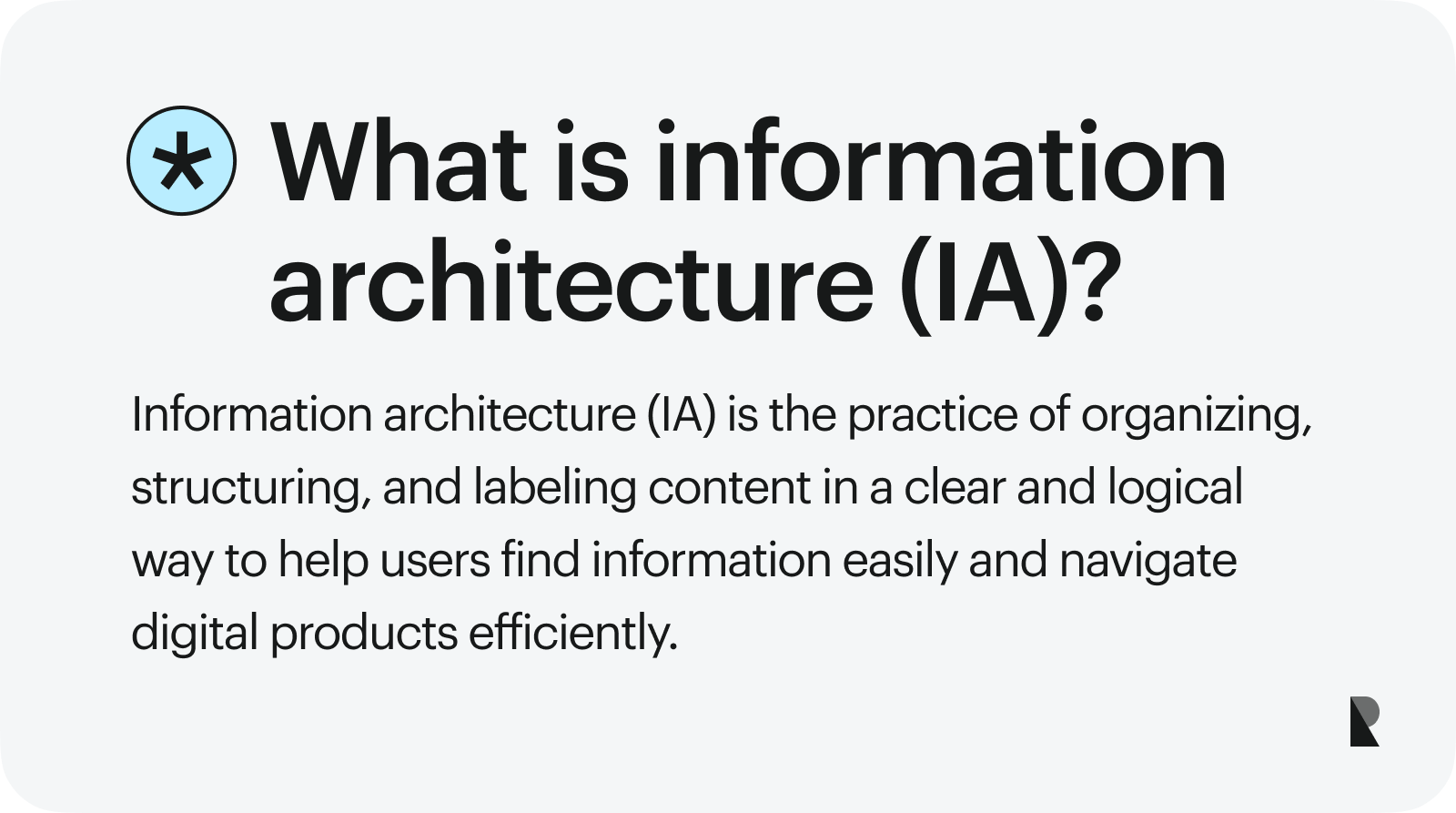 What is information architecture?