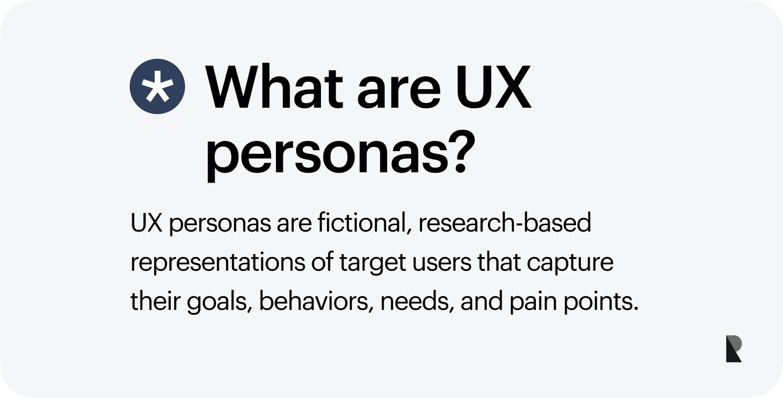 What are UX personas