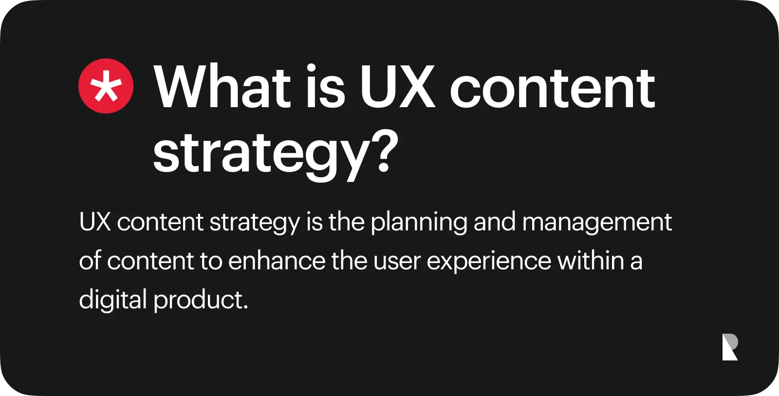 What is UX content strategy?