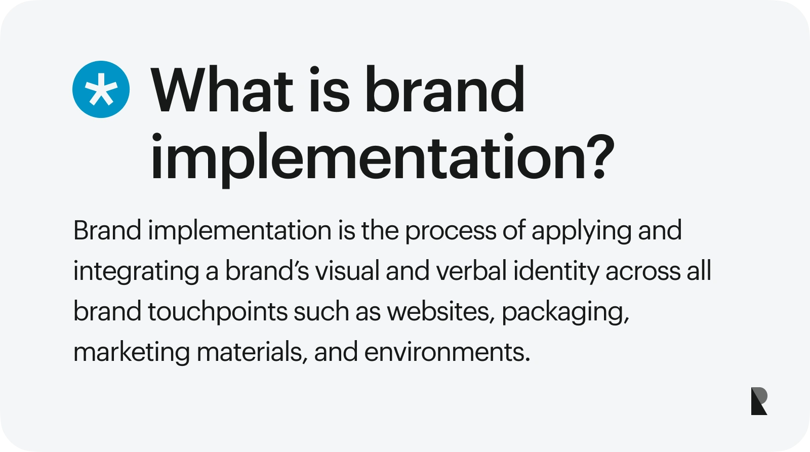 what is brand implementation?