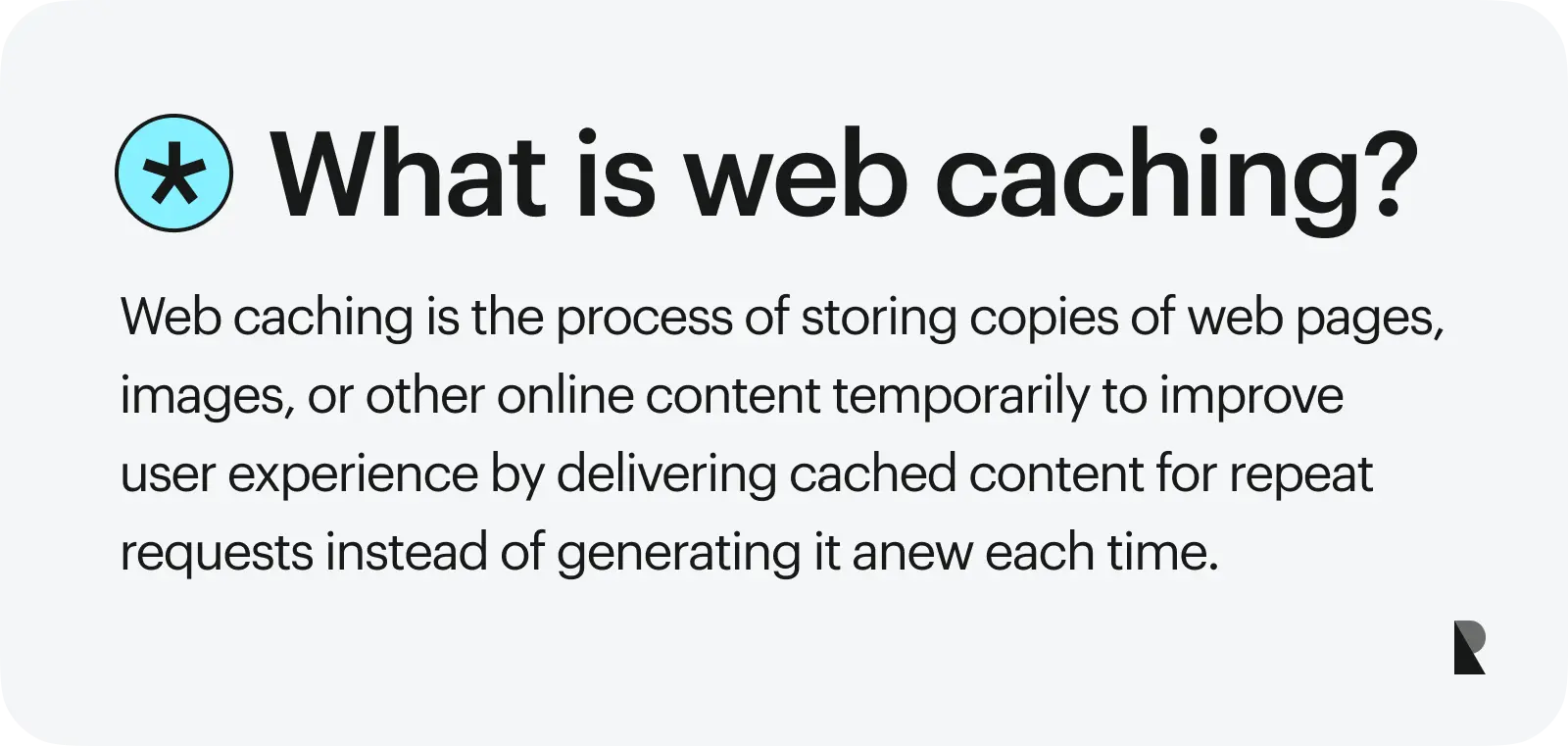what is web caching?