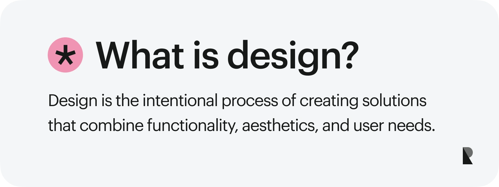 What is design?