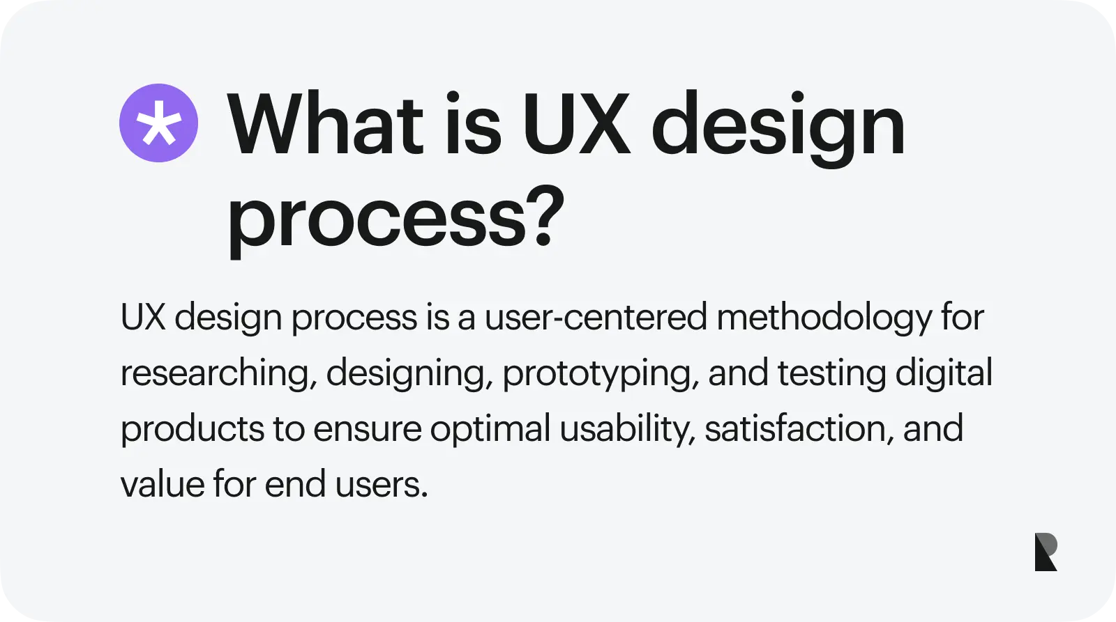 What is UX Design process