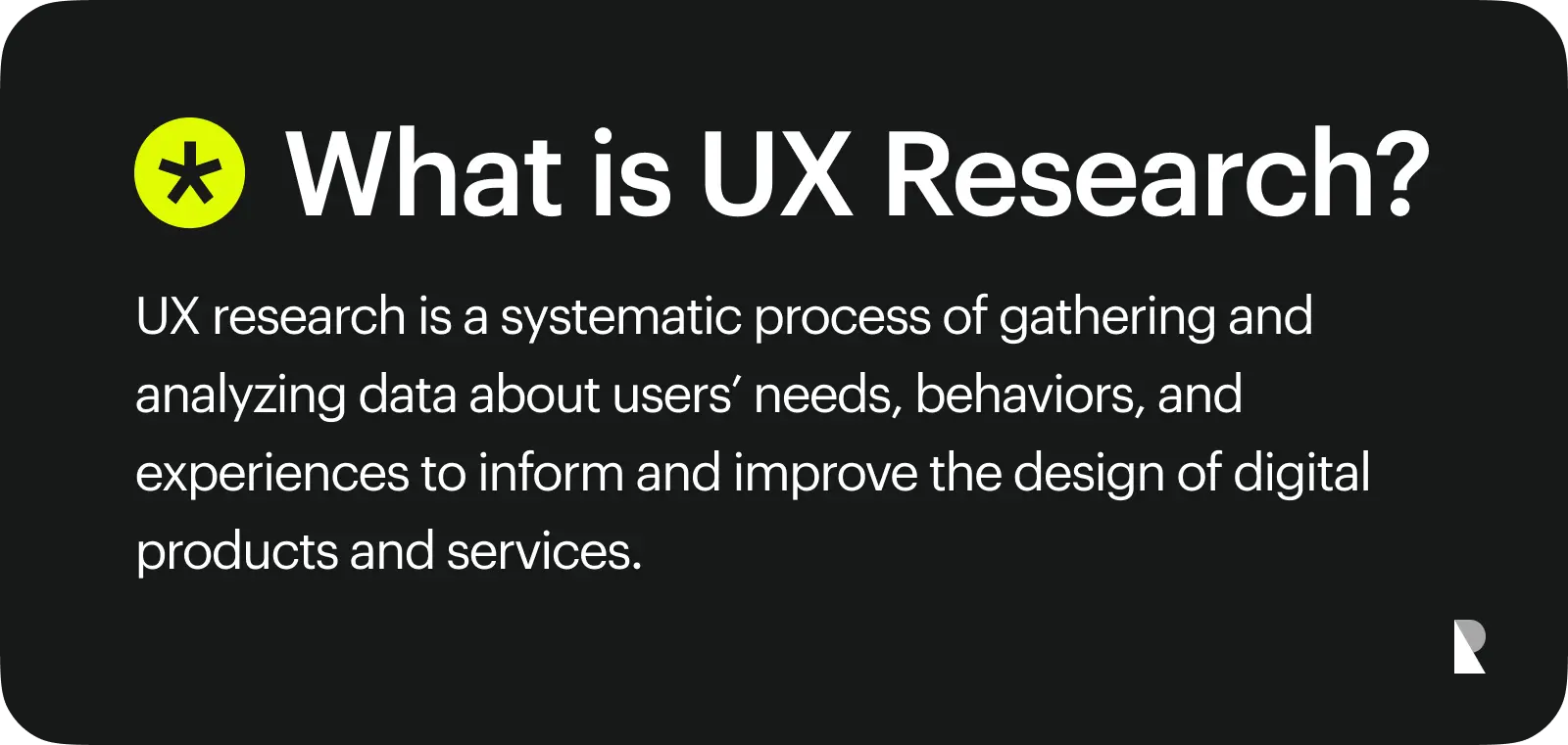 What is UX research