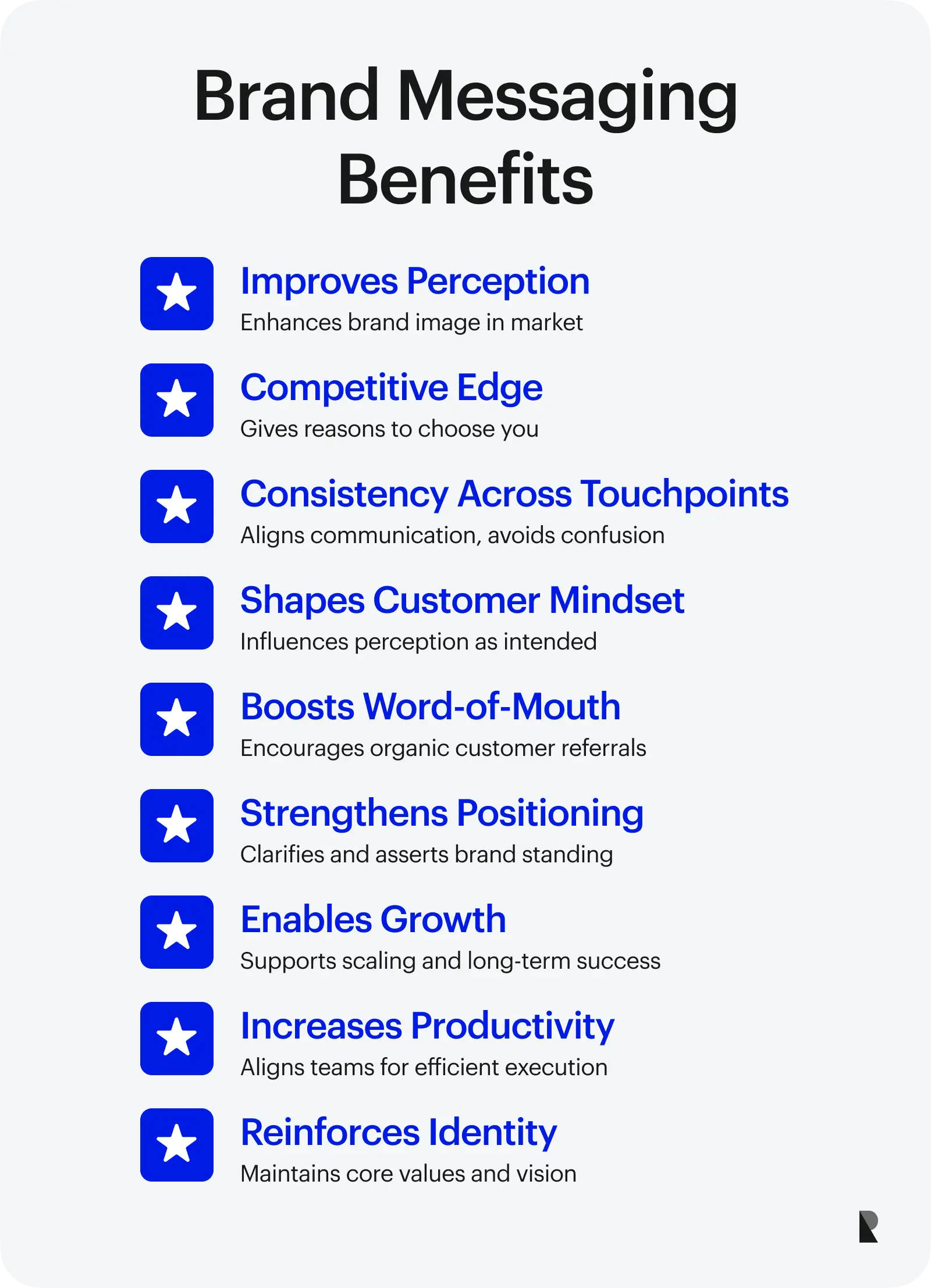 brand messagin benefits