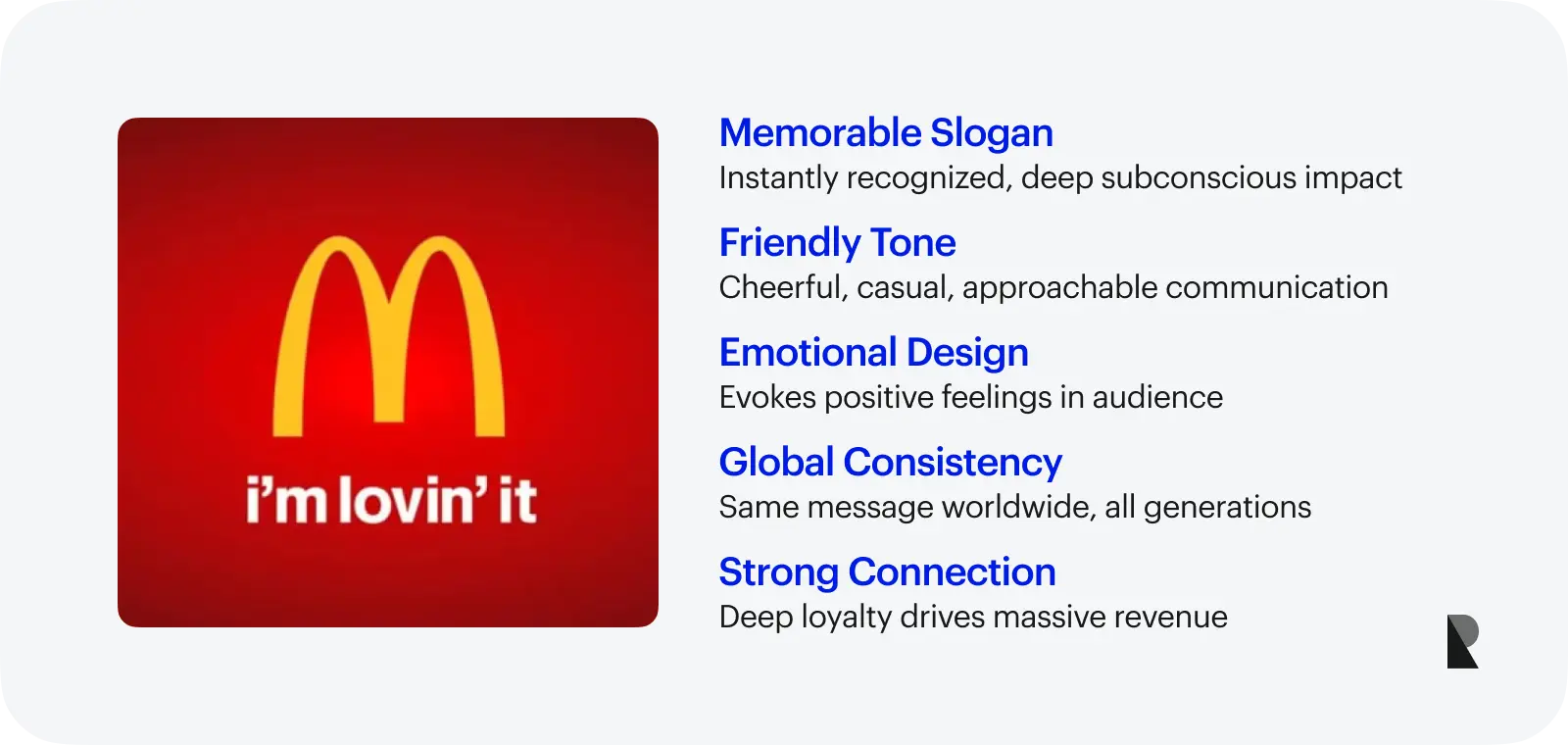 mcdonalds brand messaging