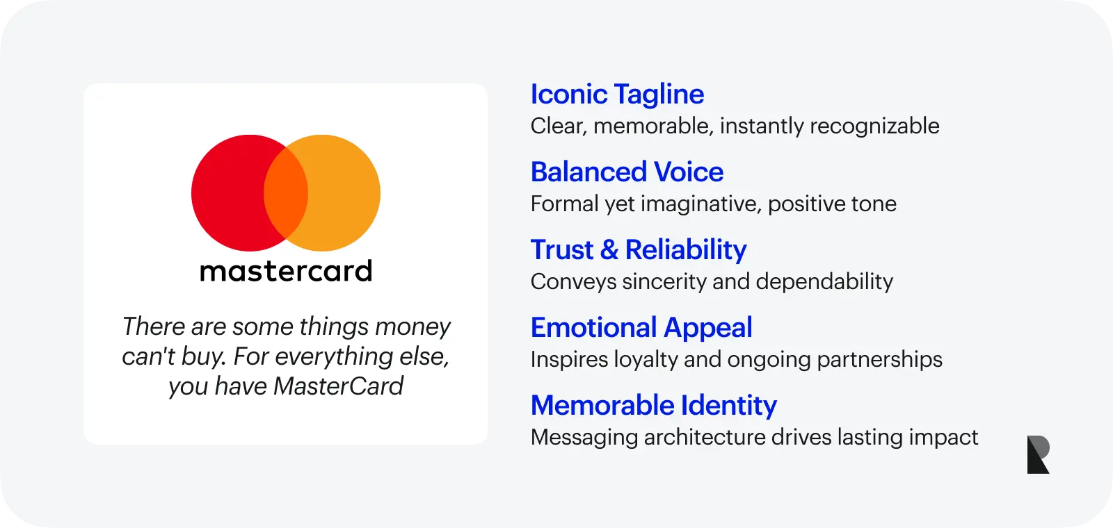 mastercard brand messaging