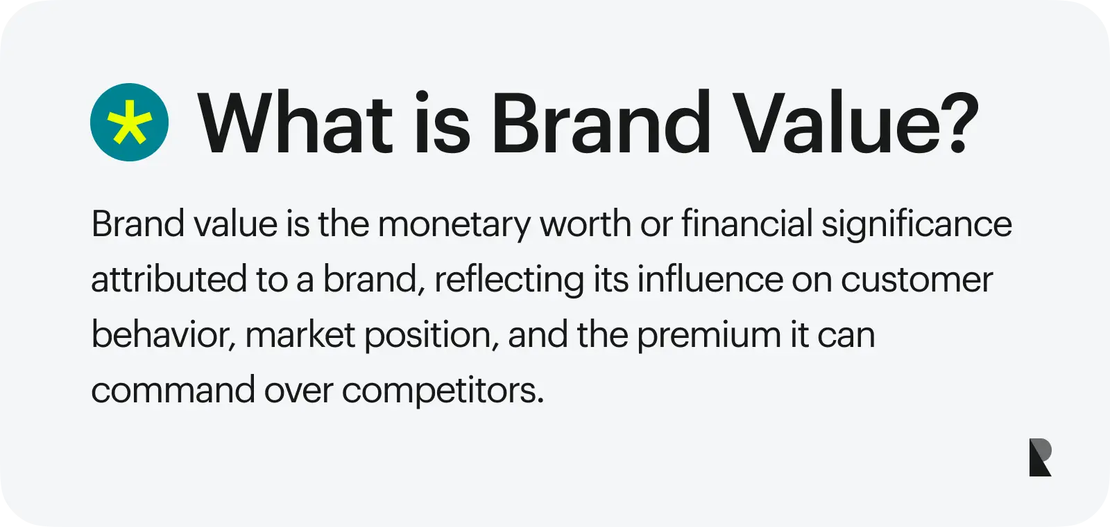 what is brand value