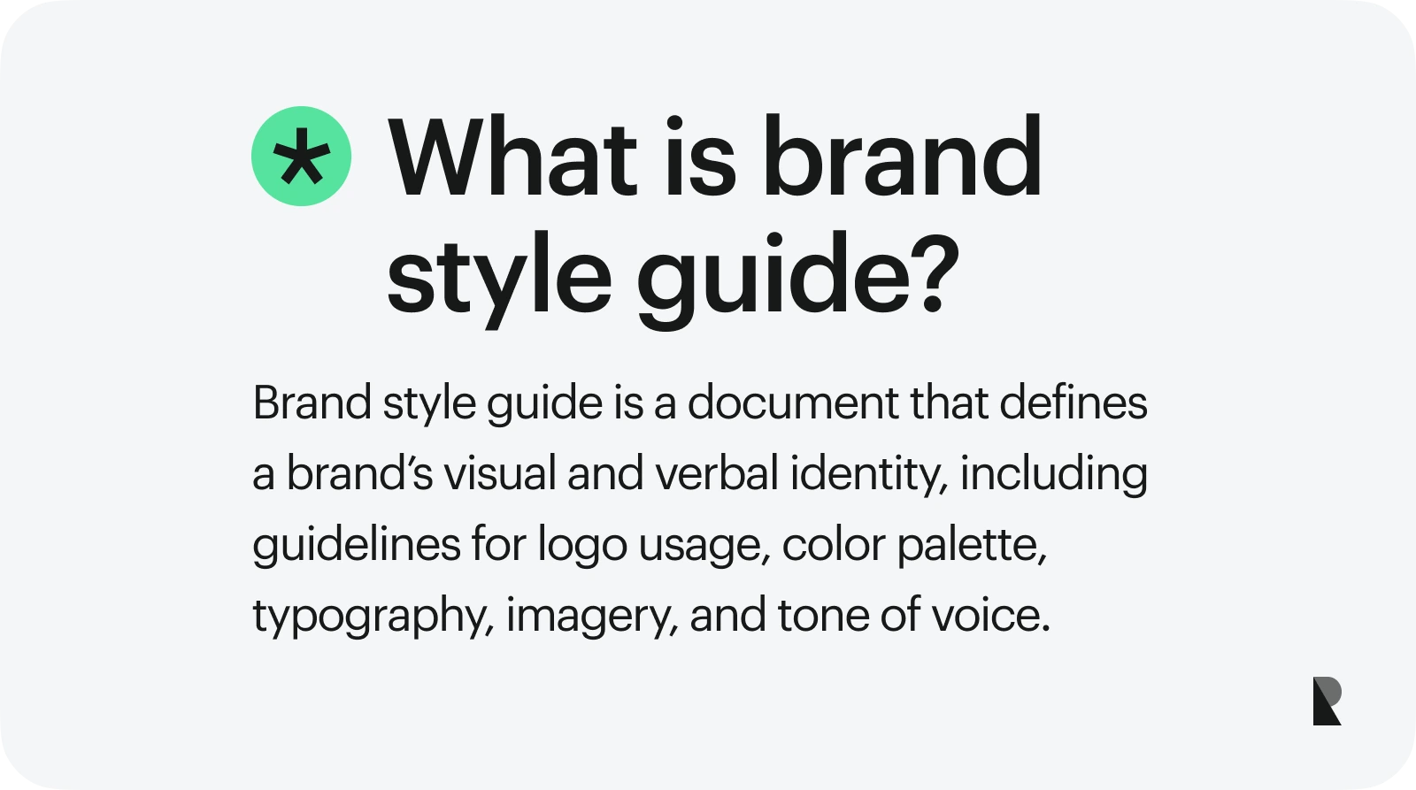 what is brand style guide?