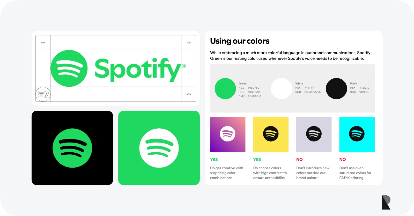 Spotify brand style guide