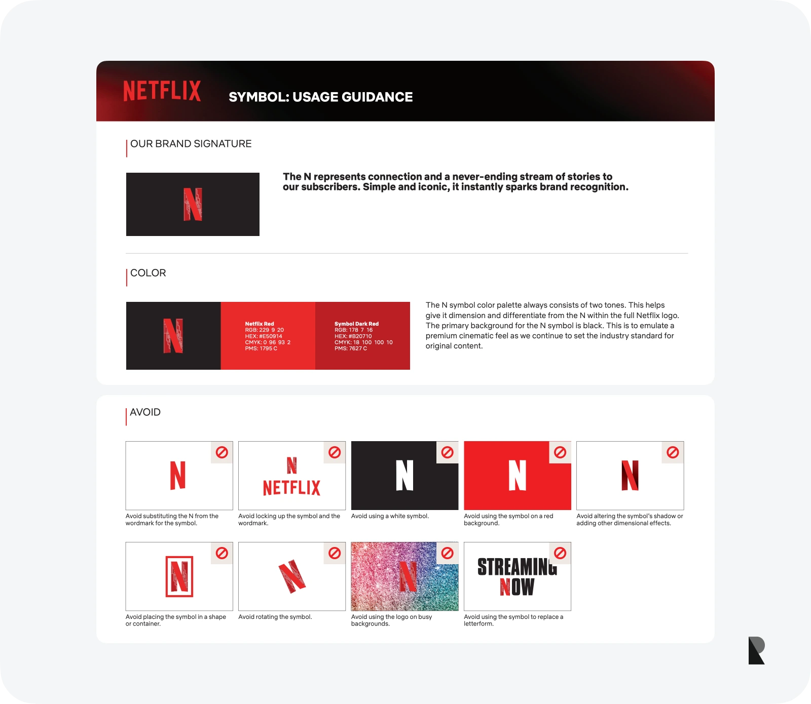 netflix brand style guide