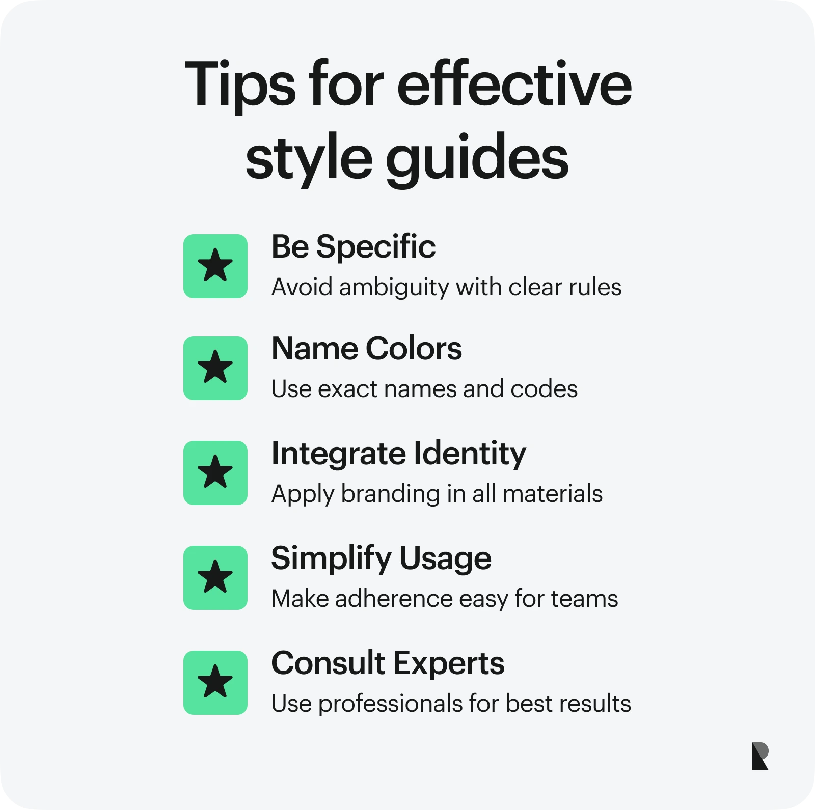 effective style guides tips